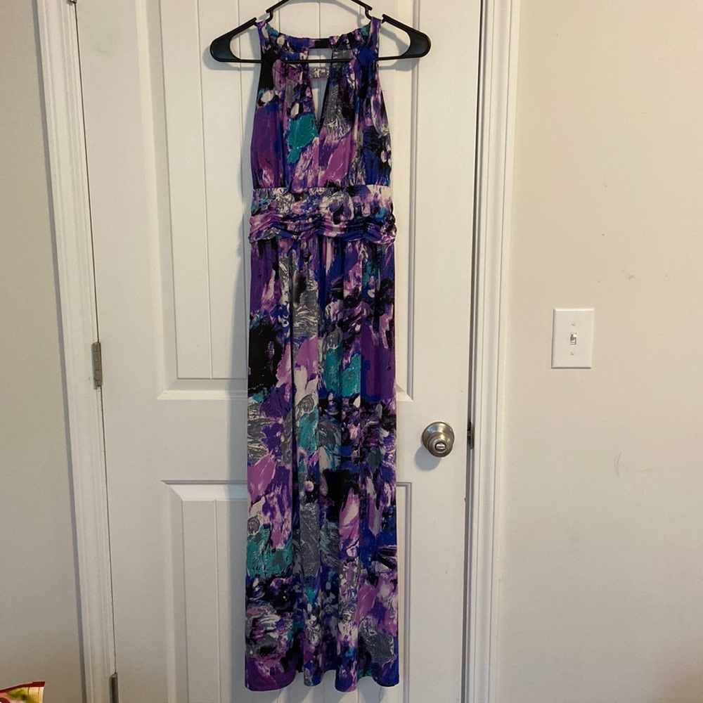 Cute purple paint splotch dress